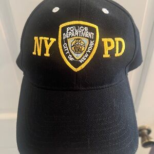 Vintage NYPD New York Police Department Blue Baseball Cap